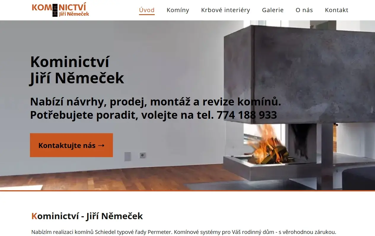 Kominictví - Jiří Němeček